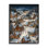 Ba-851 - Village de Noël enneigé encadré sur bois par RB Print