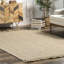 Tapis beige en jute tissé à plat à la main Kazunori-1768032284