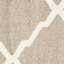 Tapis d'intérieur blé / beige à motif géométrique Ammundsen-584335858
