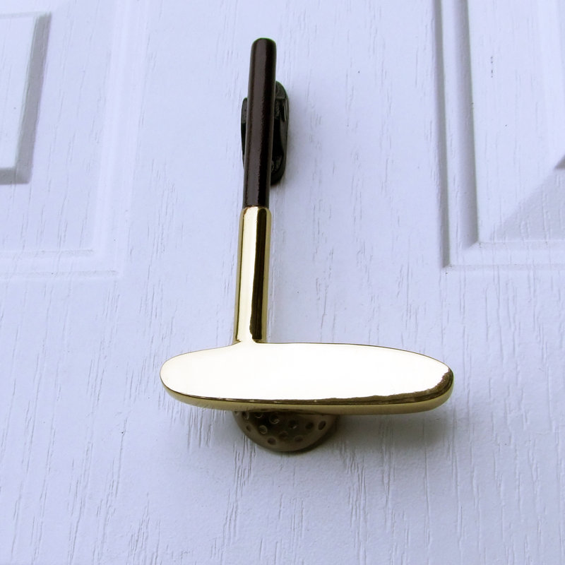 Heurtoir de porte Golf, Laiton / maillechort