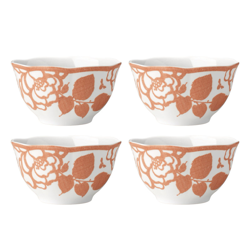 Butterfly Meadow 4 Piece Rice Bowl Set