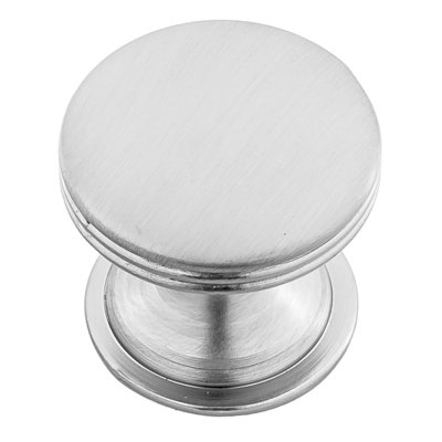 Elon 1-1/8" Satin Nickel Round Knob