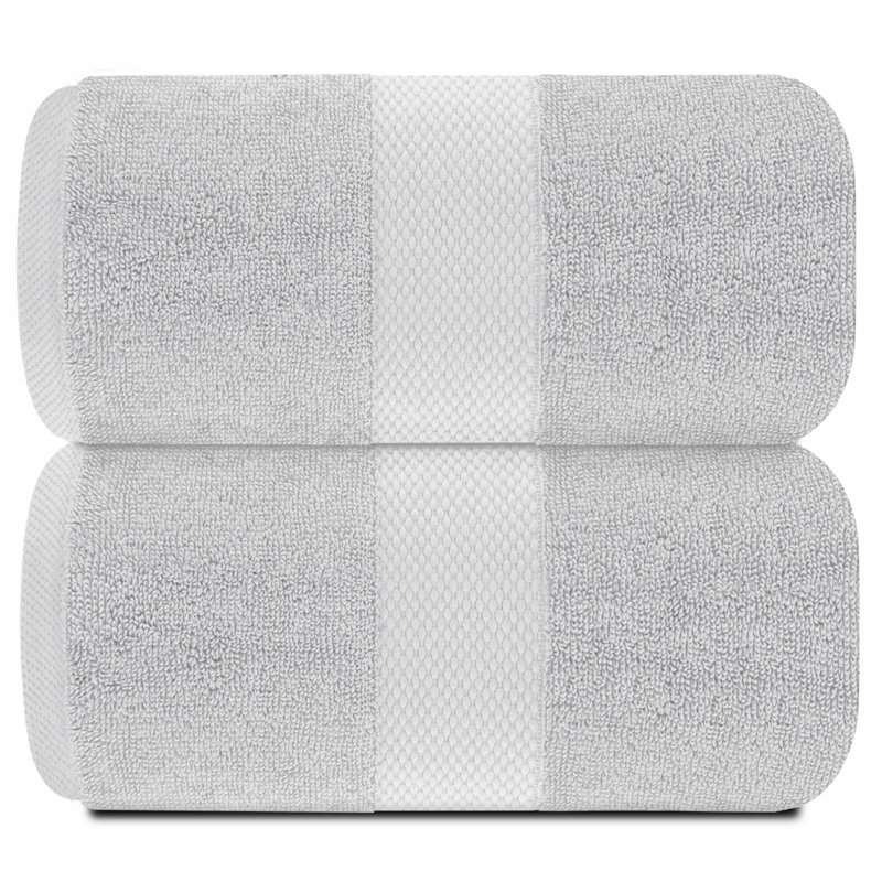 Drap de bain 100% coton Aldemar, Argent