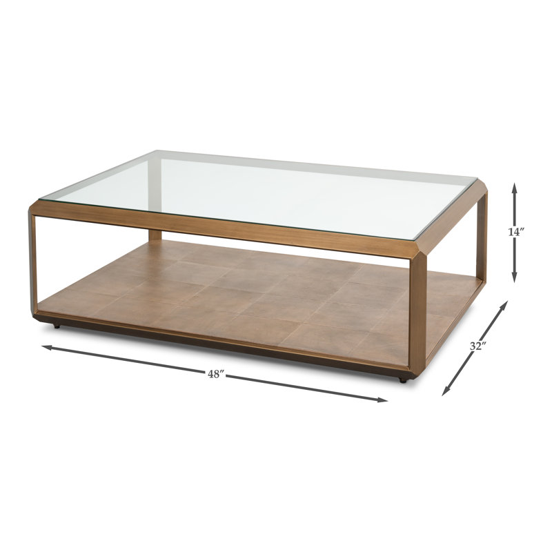 Gilbert Glass Cocktail Table