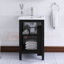 Meuble-lavabo simple autoportant 24 po avec plateau intégré en céramique blanche 24 po-2037601483
