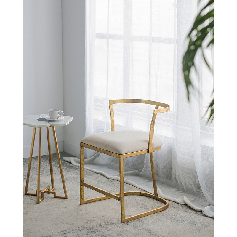 Fauteuil Cavendish 18,5 x 19,5 x 27 po, or vieilli