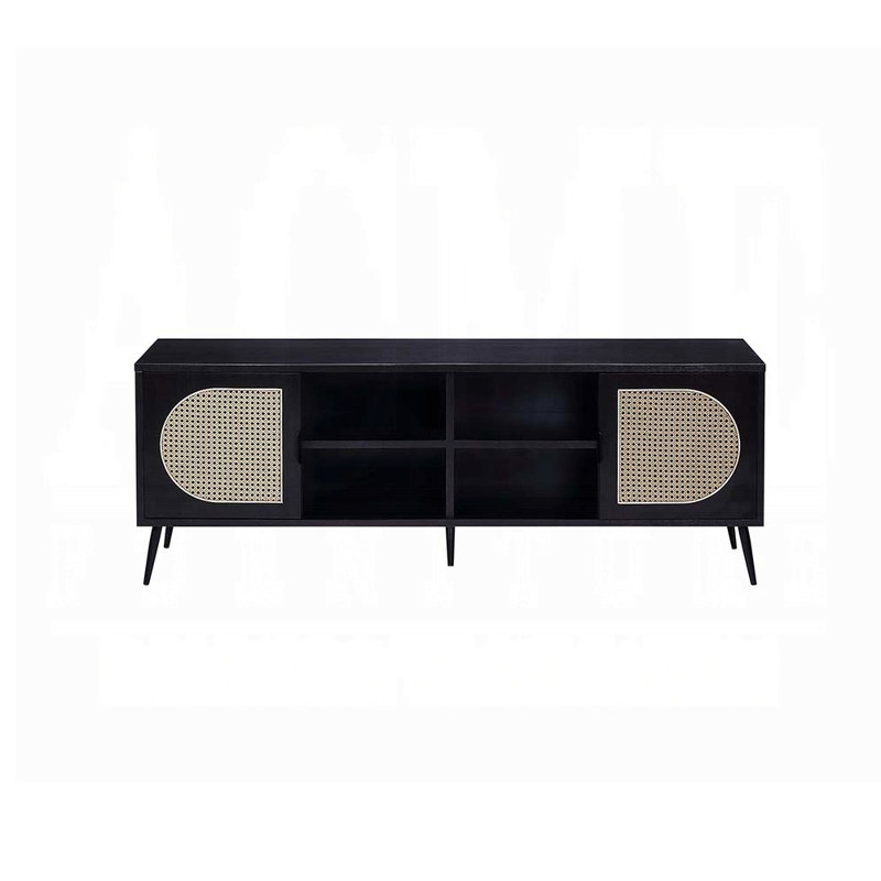 Black Tv Stand With Metal Leg