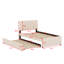 Lit plateforme tapissier avec lit gigogne-1666144428