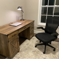 Trent Austin Design® Nguyen 59 '' Executive Desk with Drawers & Reviews