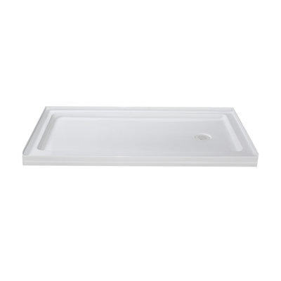 Langham 77.5" H Single Sliding Frameless Shower Door