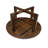 Handmade Solid Wood Round Coffee Table