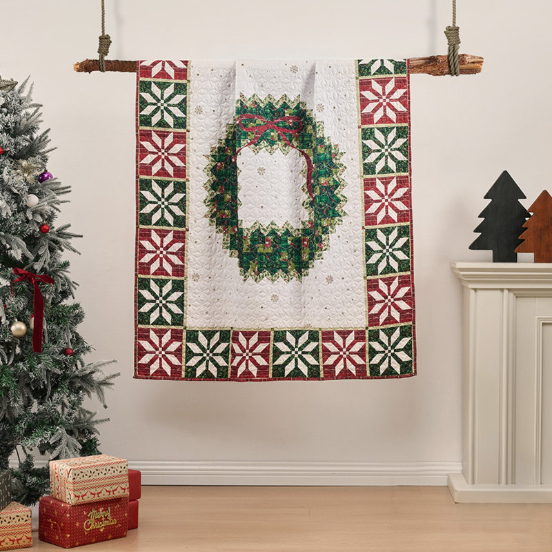 Merry Berry Reverisbile Holiday Throw