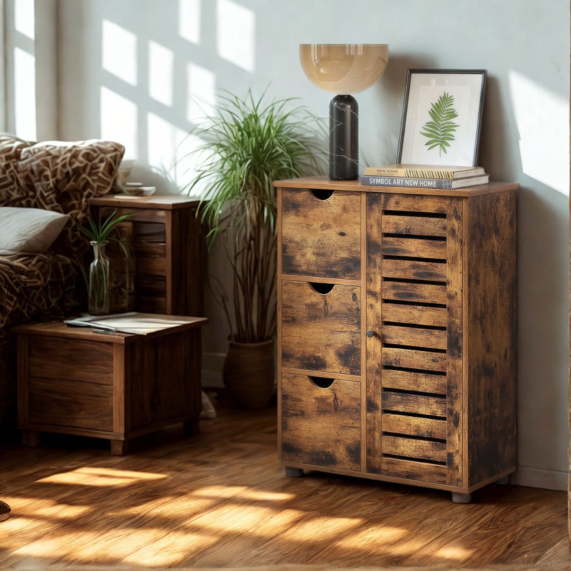 Anaysha Freestanding Bathroom Cabinet