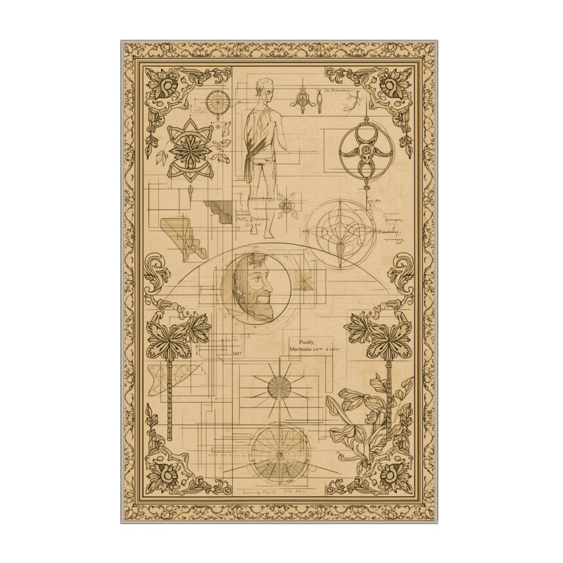 Tapis oriental brun lavable à la machine Parkwoods, 8 x 10
