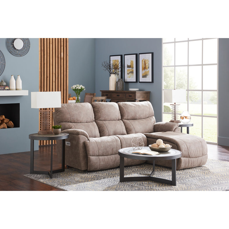 Trouper Power Sectional With Chaise, Left Hand Facing