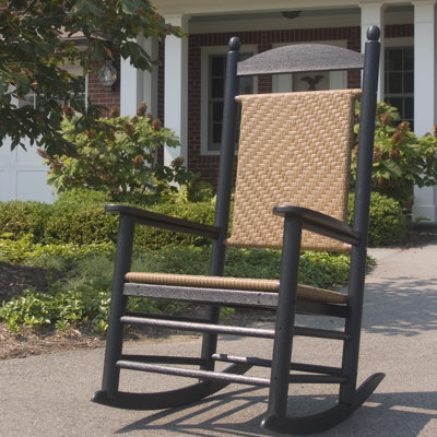POLYWOOD Jefferson Woven Rocking Chair