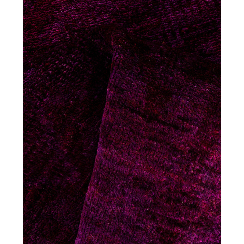 Overdyed One-of-a-Kind 4' 0" X 6' 0" Hand Knotted Area Rug