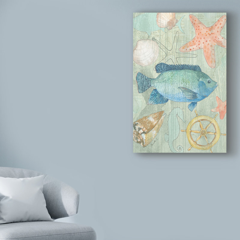 « côtier nautique 2 », reproduction de peinture à l’acrylique sur toile tendue, H 32 po x l 22 po x P 2 po