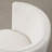 Textured Upholstered Barrel Dining Chair with Hidden Casters-1569834444