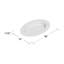 Lenox Opal Innocence Carved Oval Platter