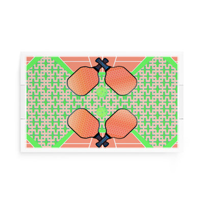 Plateau rectangulaire Pickelball Anyone