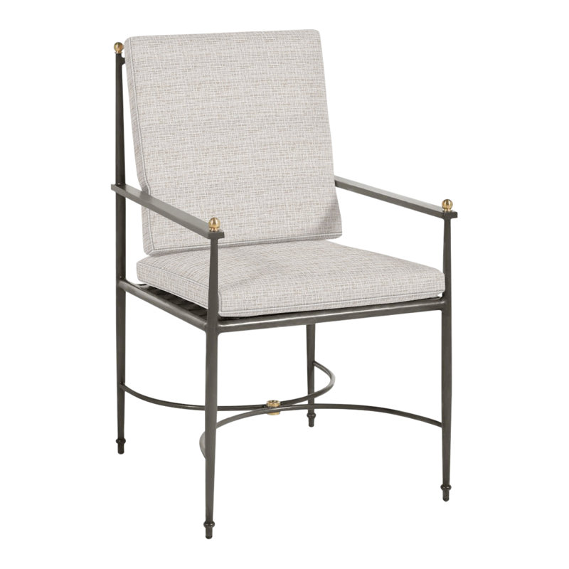 Fauteuil en aluminium Roma, Welt, Perigold IceBreaker White Sands