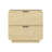 Chrystie 26" Contemporary Modern Nightstand with 2 Drawers in Natural-116275892