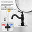 Robinet de salle de bain à un trou avec drain-81641127