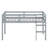 Wooden Loft Bed With Ladder-2106610048