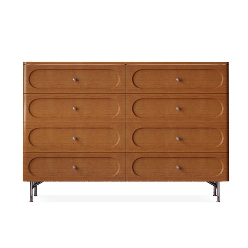 Armoire de rangement à huit tiroirs American-Style Vintage