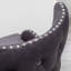 Fauteuil demi-tonneau capitonné à dossier capitonné-1262431824