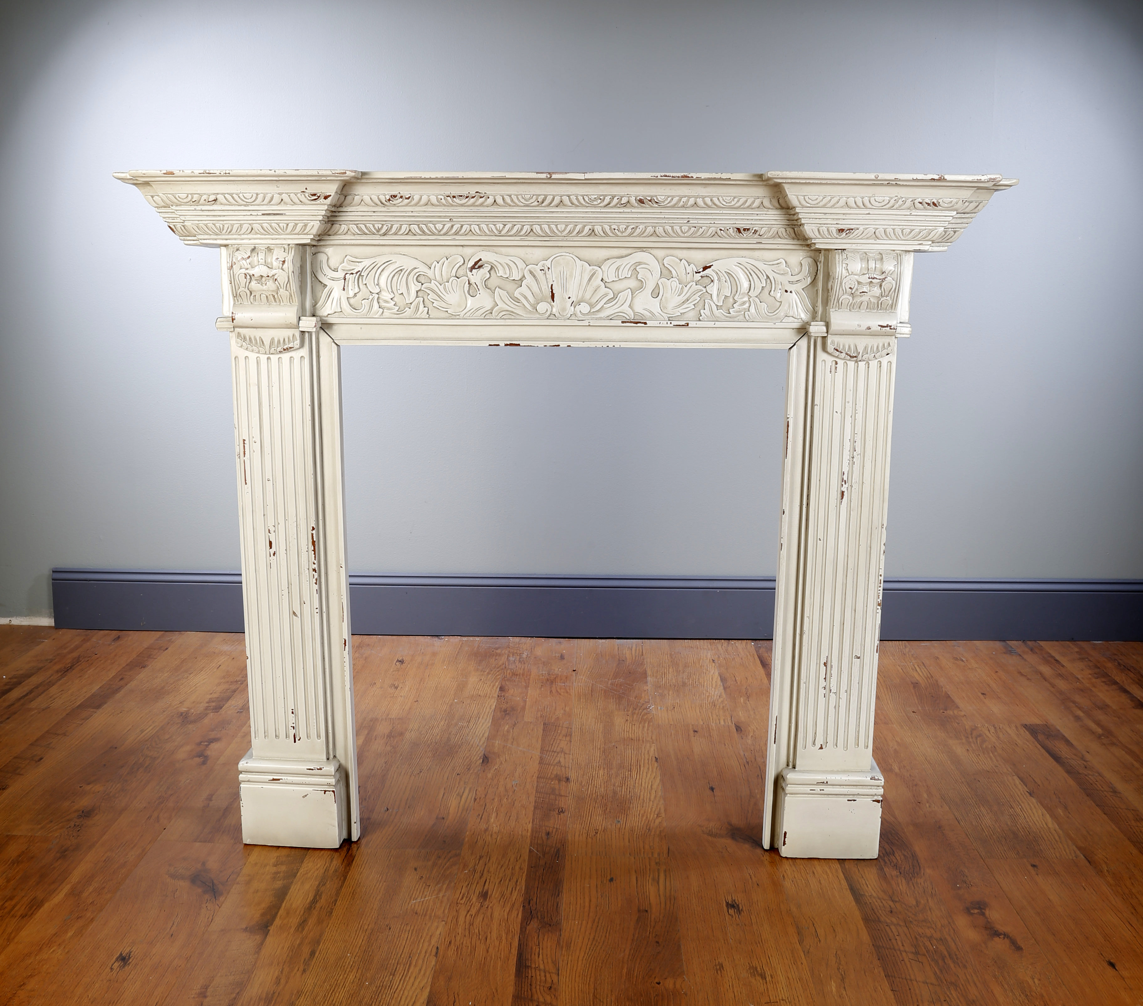 Darby Home Co Troutman Hand Carved Wood Fireplace Surround u0026 Reviews |  Wayfair