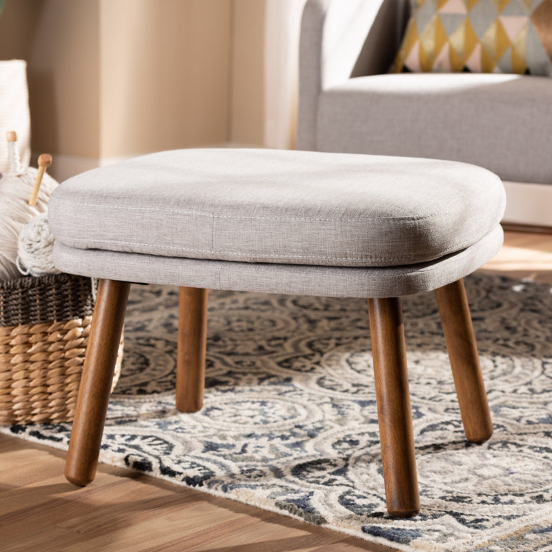 Repose-pieds Keairra, Beige-gris