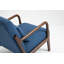 Chaise d'appoint avec structure en bois, chaises de salon rembourrées avec coussin de taille, fauteuil de lecture pour véranda de chambre à coucher-1306156974-1306156972