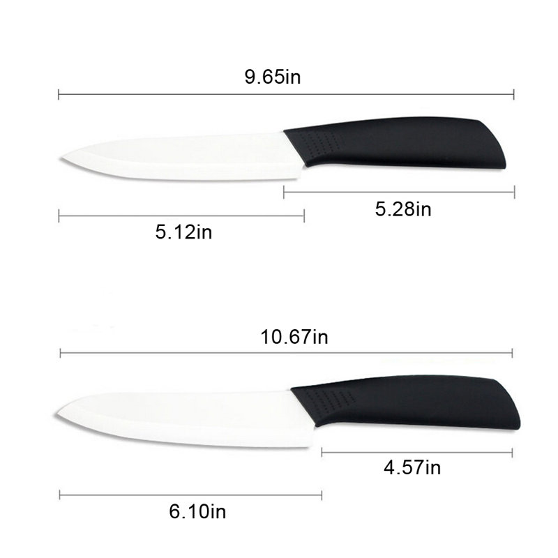 Boshen 9 Piece Ceramic Knife Block Set