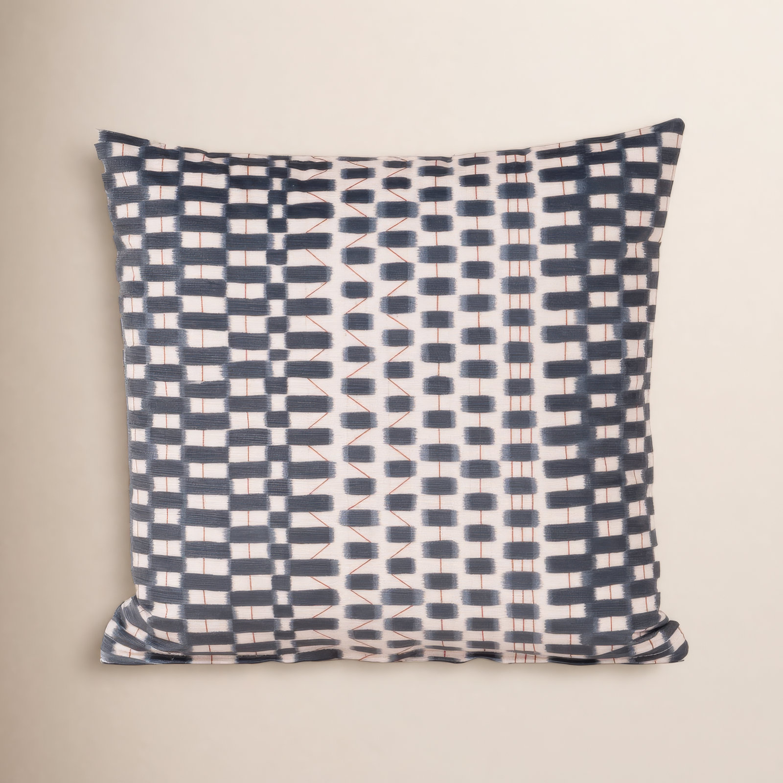 Oakden Throw Pillow, Blue, Feather, Square 18"