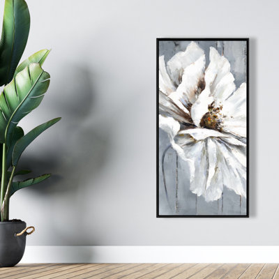 " Flower On Wood "