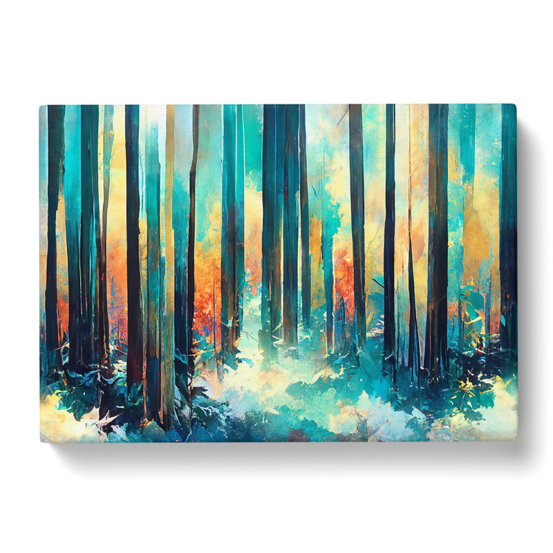 Forest Abstract Vol.5 - Wrapped Canvas, 40cm H x 60cm W x 3cm D