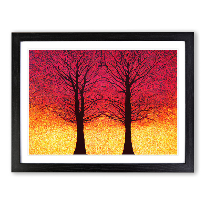Astonishing Trees - Single Picture Frame Print, Black Framed, 46cm H x 64cm W x 2cm D