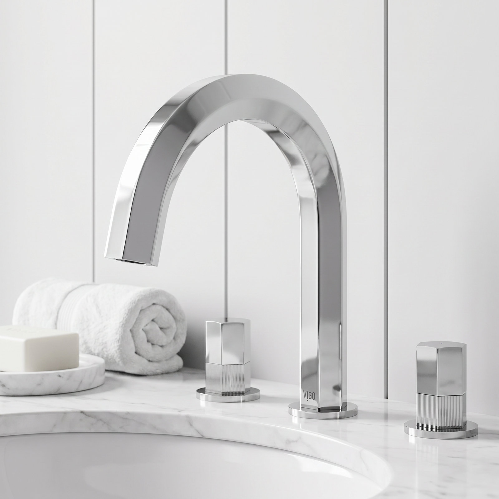 Hart Widespread Bathroom Faucet, Chrome