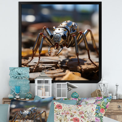 Fourmis industrielles III sur toile