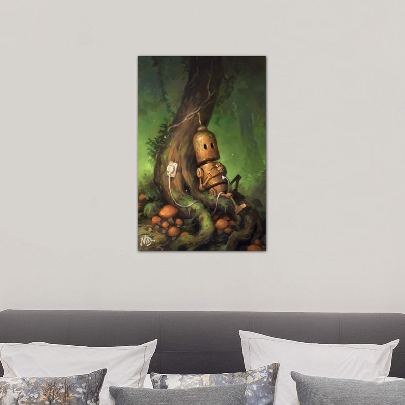 Charging by Matt Dixon - Wrapped Canvas Print, 66.04 cm H x 45.72 cm W x 1.91 cm D