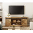 Farmhouse TV Stand And Coffee Table Set Of 2, Entertainment Center For Tvs Up To 65",Vintage Oak