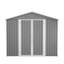 8 x 12 FT Large Metal Storage Shed with Aluminium Frame and Lockable Doors for Backyard, Garden, Patio and Lawn