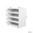 Shoe Box With RGB LED Light, Wooden Stackable Shoe Storage Box With Glass Door, Shoe Storage Bin Shoe Display Case For Sneakers (4 Tier-1)-1190245604