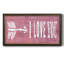 «I Love You», art textuel sur toile-1284623927