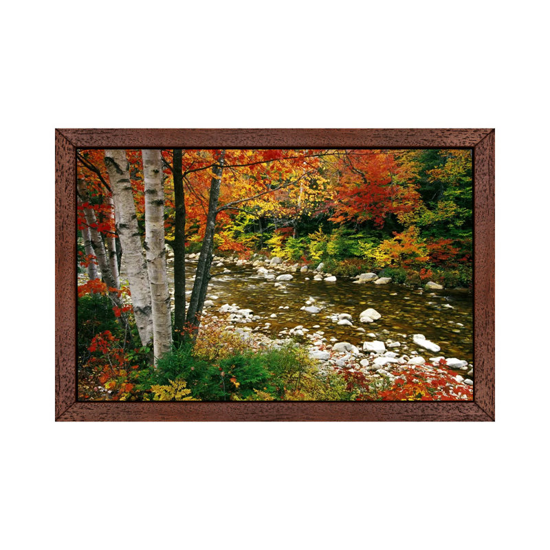 1 Piece Painting on Canvas, 101.6 cm H x 66.04 cm W, Brown Floater Framed