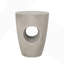 Table d'appoint en béton durable et légère avec conception de tambour moderne pour une élégance et une commodité extérieures