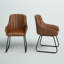 Chaises de salle à manger rembourrées avec accoudoirs Braiden-565975883