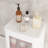 Aarn Plastic Foldable Stackable Storage Box On Wheels, Slim Bathroom Storage Cabinet With Doors And Shelves, Tall Narrow Bathroom Storage Organizer With Movable Wheels-1647597114